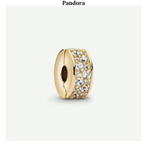 Pandora Clear Pav Clip Charm